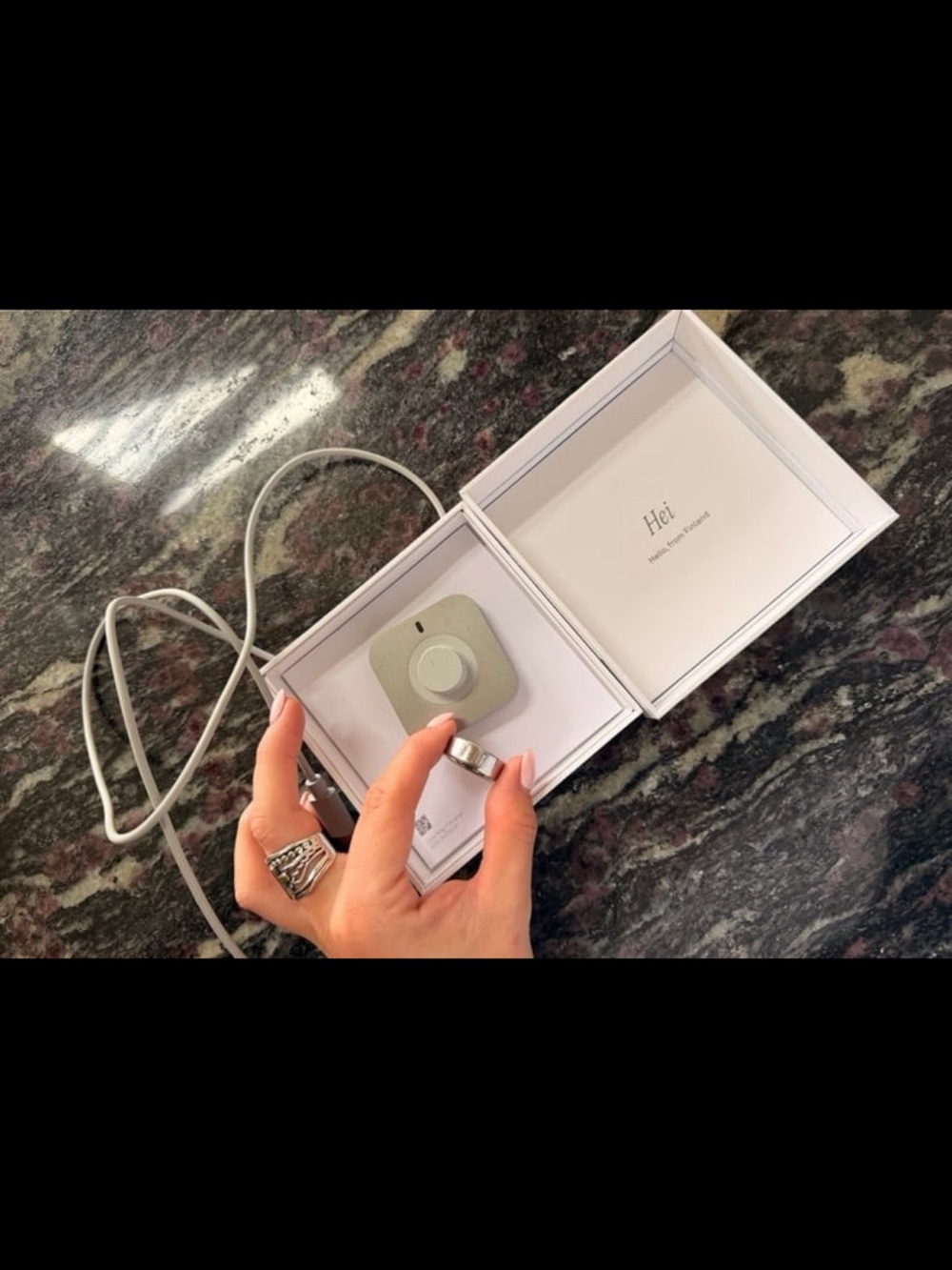 Oura ring 4 generation size 8 Silver